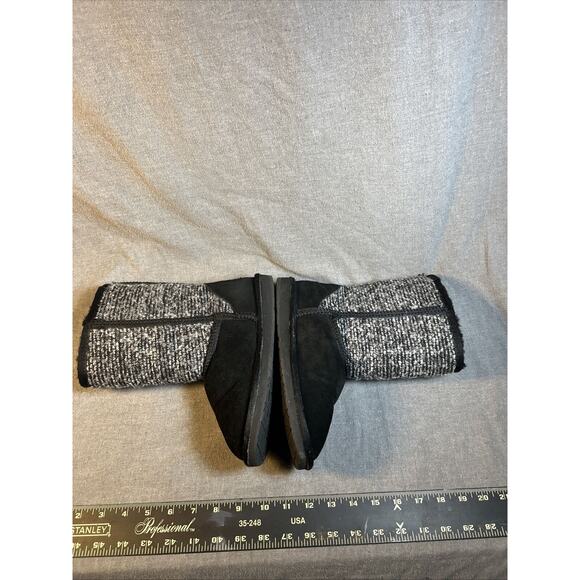 Minnetonka Moccasin Womens Suede Moccasin Boots black size 7 - Picture 6 of 8